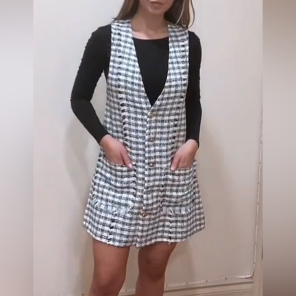 Zara textured dress